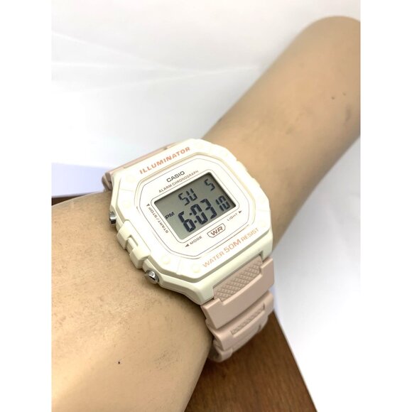 Casio Women\'s Watch W218H Illuminator Quartz Digital Light Pink Resin Sport 3224 main image 14